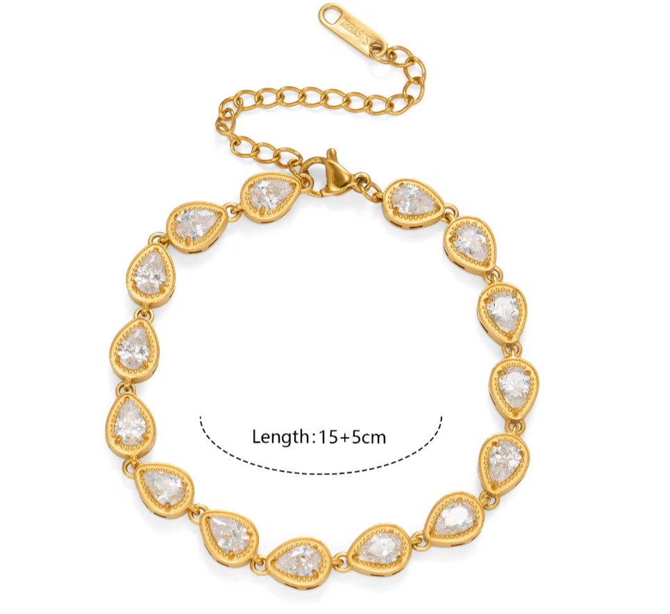 Sugar drop tennis bracelet