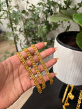 24k heart bracelet
