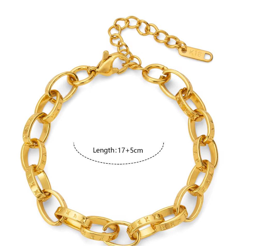 18k vintage coach bracelet