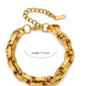 18k gold plated vintage lore bracelet