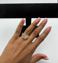 Gold butterfly ring