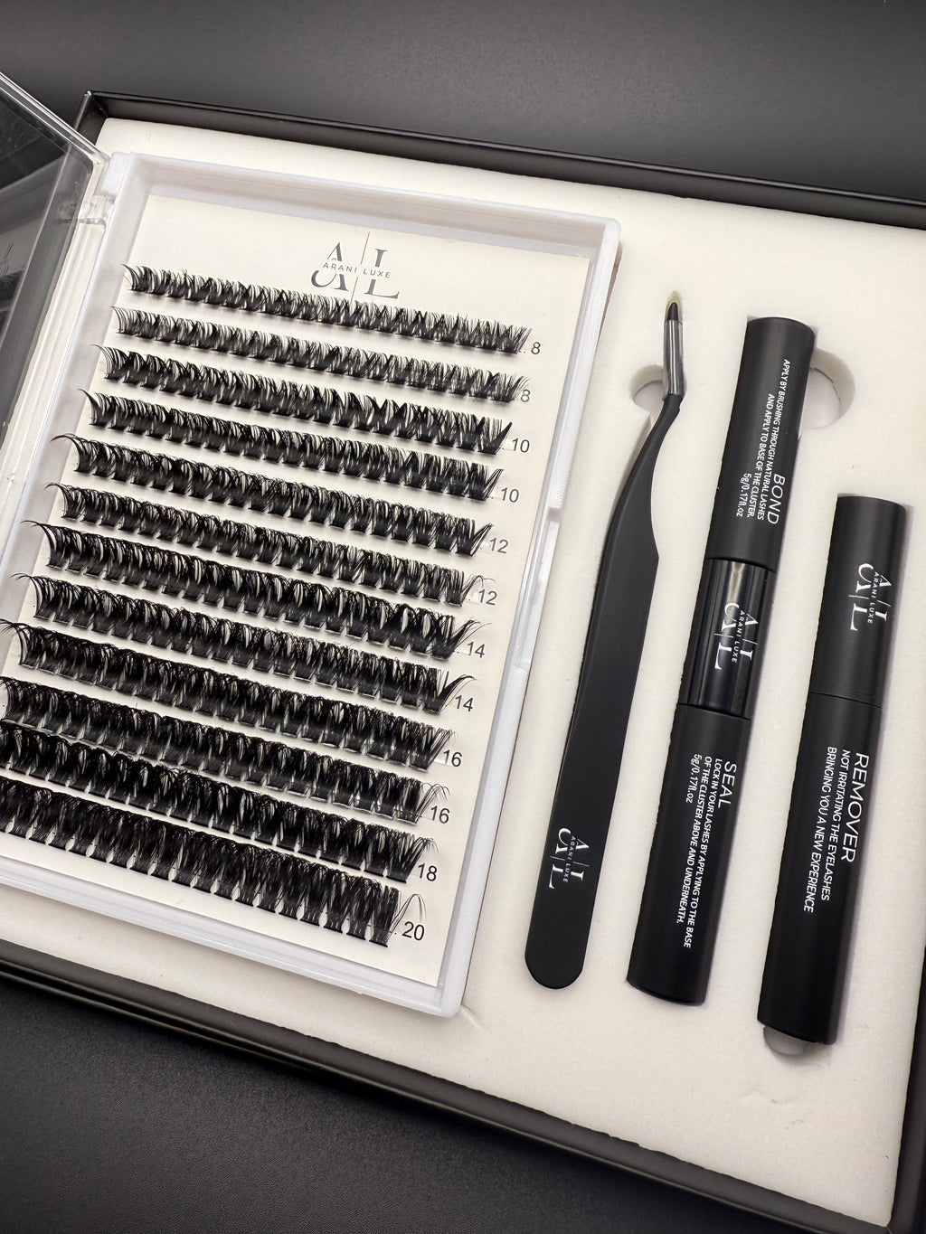 Mega volume lash clusters kit