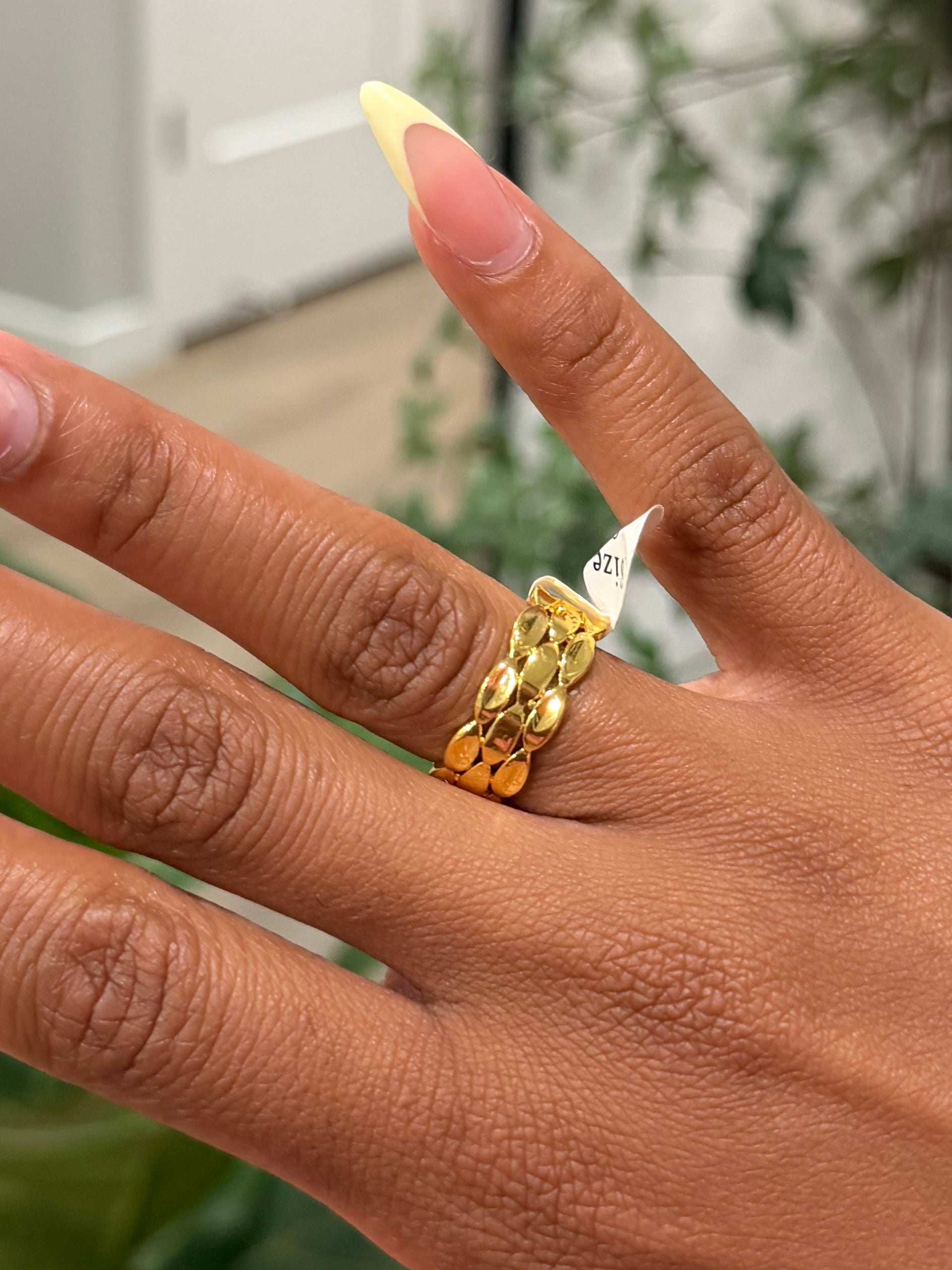 24k Nugget Ring