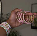Bubblegum pink bangle