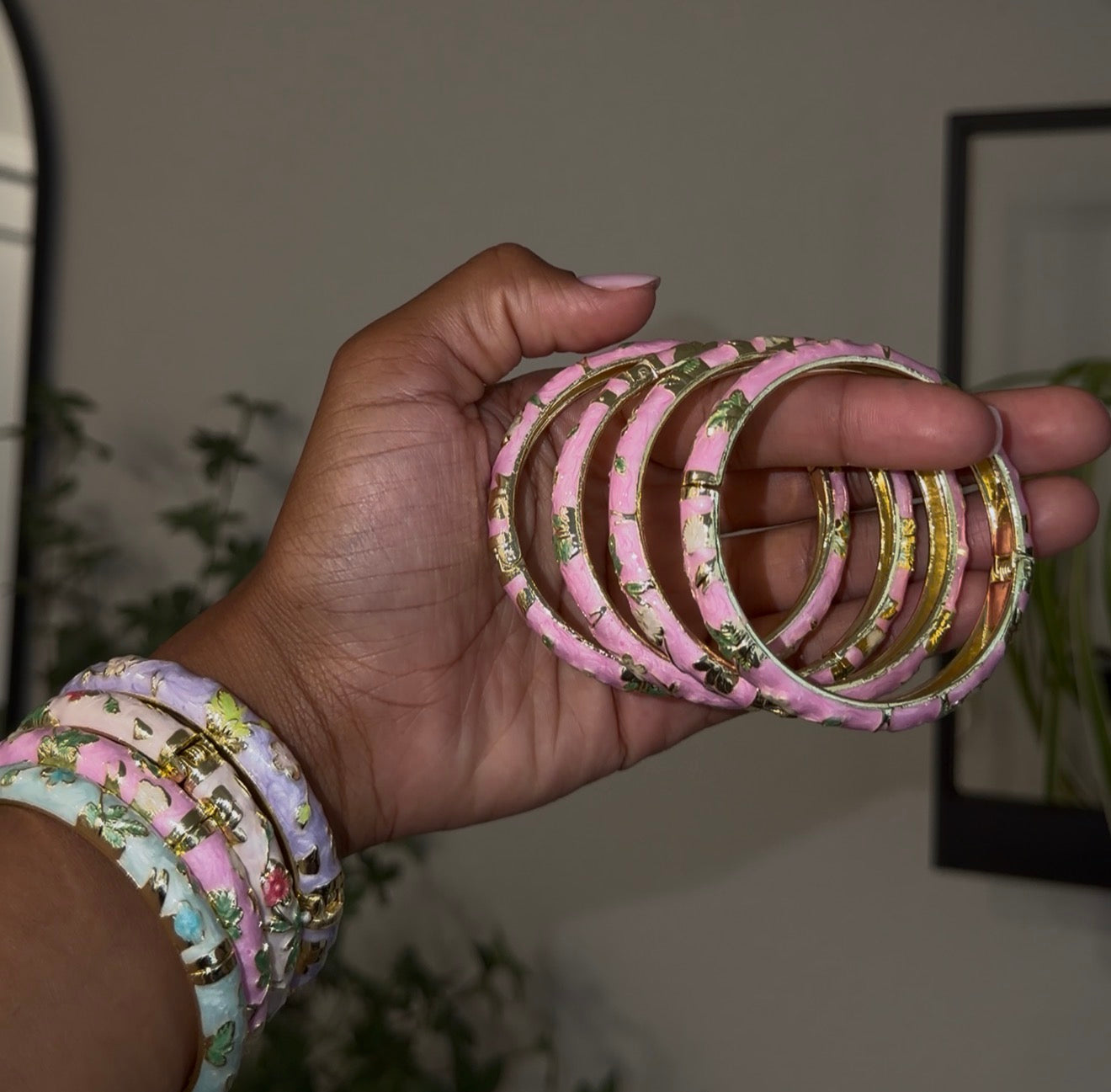 Bubblegum pink bangle