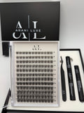 Natural volume lash clusters kit