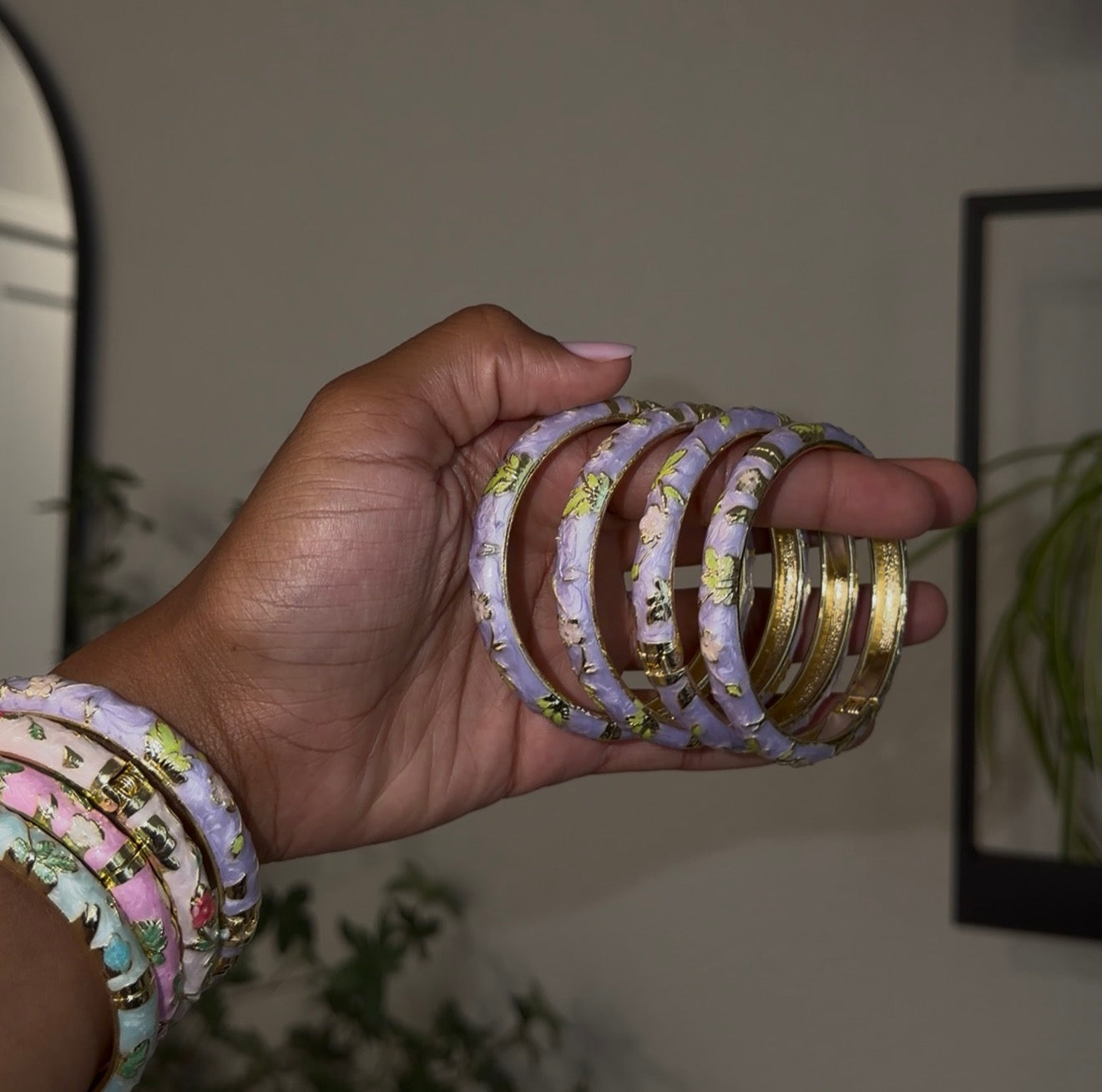 Purple bangle