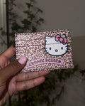 Hk Cheetah Chrome Hearts Card Holder