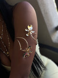 Flower arm cuff