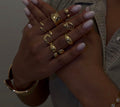 Gold rings pack