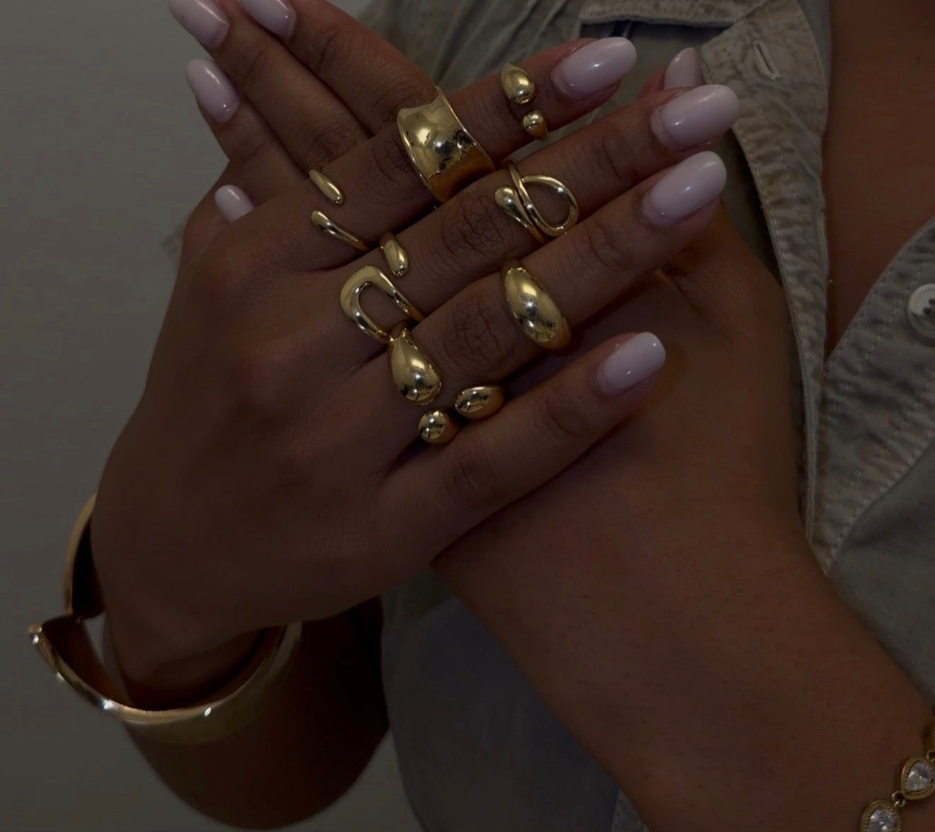 Gold rings pack