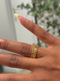 24k StarHeart Ring