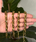 18k chunk bracelet