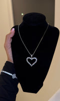 Crystal heart necklace