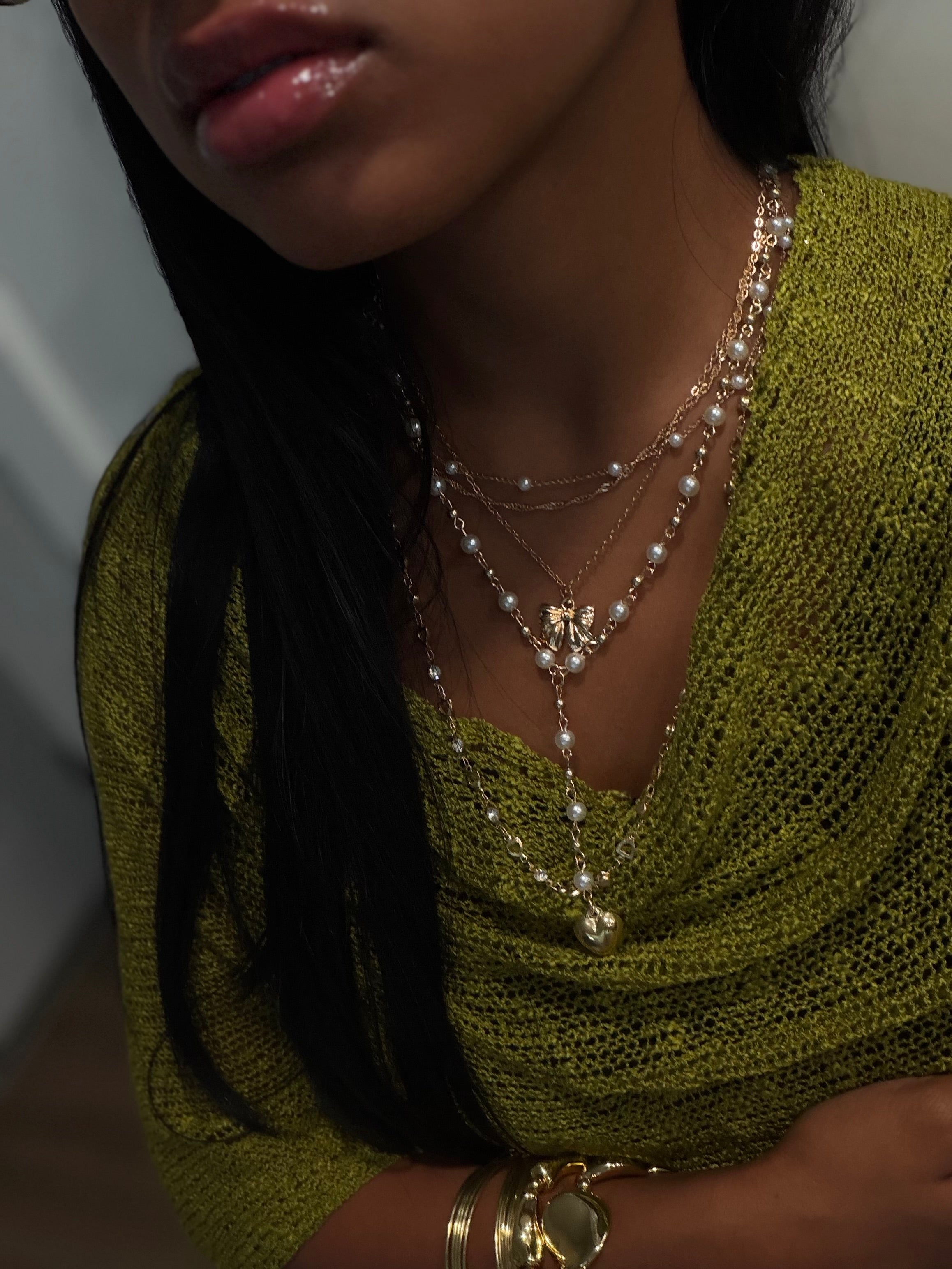 5 stacked necklace